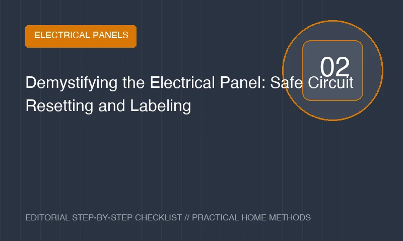 Demystifying the Electrical Panel: Safe Circuit Resetting and Labeling